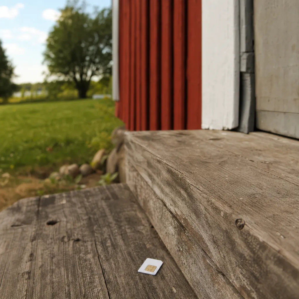 SIM-kort utan bindningstid sätts i 5G-router